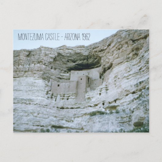 Nationaal monument Montezuma Castle 1962 Briefkaart (Voorkant)