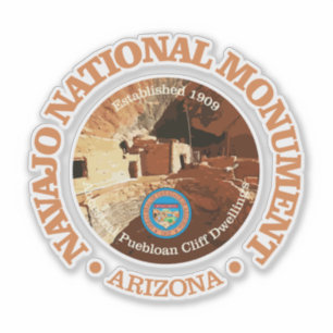 Nationaal Monument Navajo (NM) Sticker