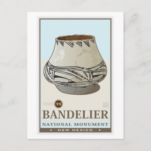 Nationaal monument van Bandelier 3 Briefkaart (Voorkant)