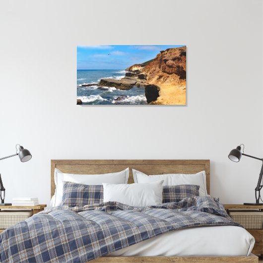 Nationaal monument van Cabrillo Canvas Afdruk (Insitu (Slaapkamer))
