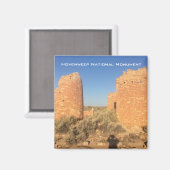 Nationaal monument van Hovenweep Magneet (Voorkant / Achterkant)