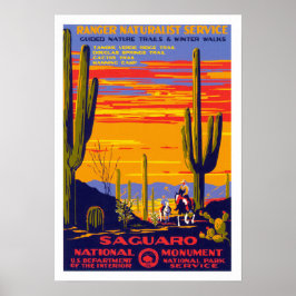Nationaal monument van Saguaro Poster