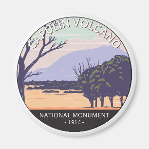 Nationaal monument voor Capulin Volcano in New Mex Magneet