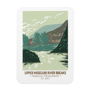 Nationaal monument voor de rivier de Missouri Magneet