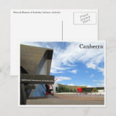 nationaal museum australië briefkaart (Voorkant / Achterkant)