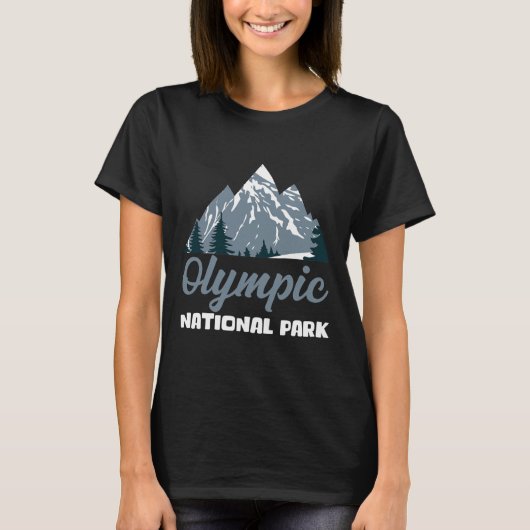 Nationaal Nationaal Park Retro T-shirt (Voorkant)