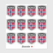 Nationaal - Norge Sticker (Vel)