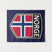 Nationaal - Norge Wandkleed (Voorkant (horizontaal))