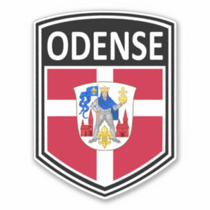 Nationaal - Odense Denmark Sticker