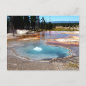 Nationaal park Abyss Pool Hot Springs Yellowstone Briefkaart (Voorkant)