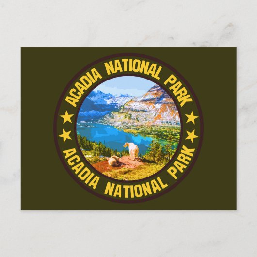 Nationaal park Acadia Briefkaart (Voorkant)