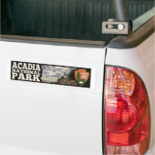 Nationaal park Acadia Bumpersticker (Op Truck)