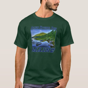 Nationaal Park Acadia - Donker T-shirt voor Maine