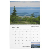 Nationaal park Acadia Kalender (Mar 2026)