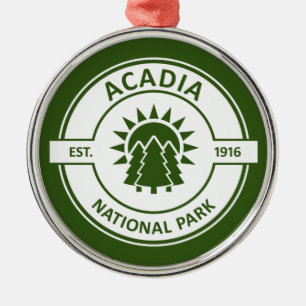 Nationaal park Acadia Metalen Ornament