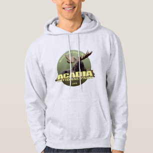 Nationaal park Acadia (Moose) WT Hoodie