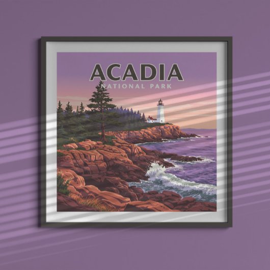 Nationaal Park  Acadia Poster
