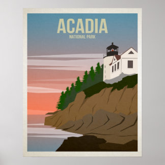 Nationaal park Acadia Poster