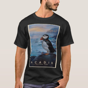 Nationaal park Acadia Puffin T-shirt