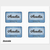 Nationaal park Acadia Rechthoekige Sticker (Vel)