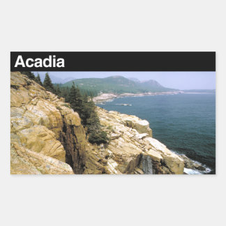 Nationaal park Acadia Rechthoekige Sticker