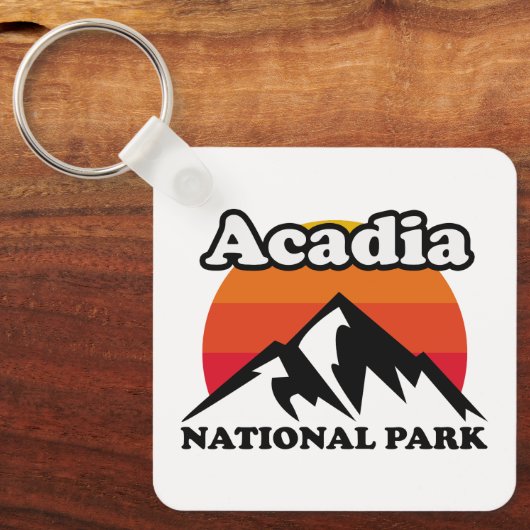 Nationaal Park Acadia Sleutelhanger (Voorkant)