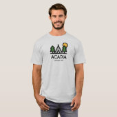 Nationaal park Acadia T-shirt (Voorkant volledig)