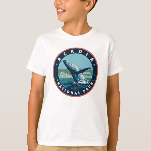 Nationaal park Acadia T-shirt (Voorkant)
