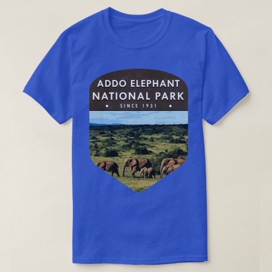 Nationaal park Addo Elephant T-shirt (Design voorkant)