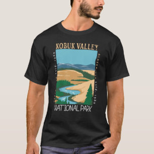 Nationaal park Alaska Retro in Kobuk T-shirt