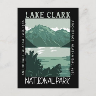Nationaal park Alaska —  verhit Briefkaart