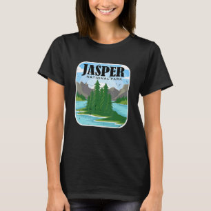Nationaal park Alberta Jasper Canada Souvenir Camp T-shirt