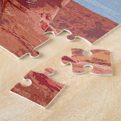 Nationaal park Arch Moab Utah in waterverf Legpuzzel (Zijkant)