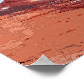 Nationaal park Arch Moab Utah in waterverf Poster (Hoek)