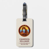 Nationaal park Arches Bagagelabel (Achterkant verticaal)