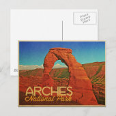 Nationaal park Arches Briefkaart (Voorkant / Achterkant)