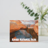 Nationaal park Arches, Briefkaart Moab Utah (Staand voorkant)