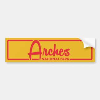 Nationaal park Arches Bumpersticker