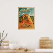 Nationaal park Arches -  gespleten Arch Poster (Keuken)