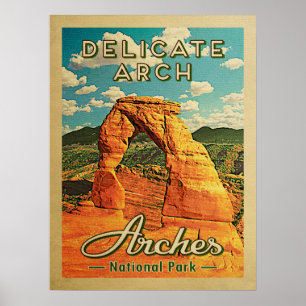 Nationaal park Arches -  gespleten Arch Poster