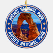 Nationaal park Arches Keramisch Ornament (Achterkant)