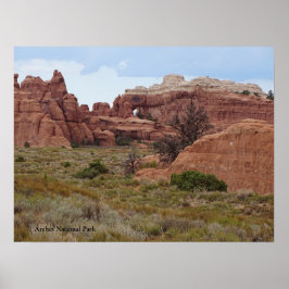 Nationaal park Arches, Moab, Utah Poster