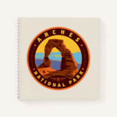 Nationaal park Arches Notitieboek (Voorkant)