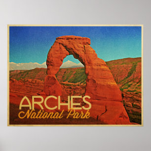 Nationaal park Arches Poster