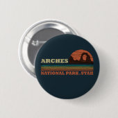Nationaal park Arches Ronde Button 5,7 Cm (Voorkant /achterkant)