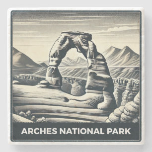 Nationaal park Arches Stenen Onderzetter