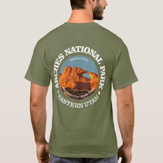 Nationaal park Arches T-shirt (Achterkant)