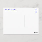 Nationaal park Arches, Utah Briefkaart (Achterkant)