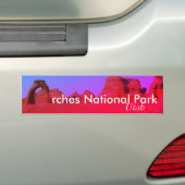 Nationaal park Arches, Utah Bumpersticker (Op auto)