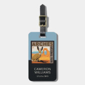 Nationaal park Arches, Utah | Jackrabbit Bagagelabel (Voorkant verticaal)